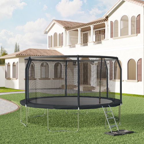 AirZone Play Premier 14' Round Backyard Trampoline with Safety